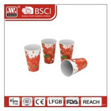 Popular em moldes plásticos de rotulagem do copo com completa impressão 12oz/0,34 L